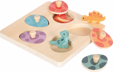 Setzpuzzle und Memo „Dino“