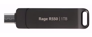 Rage R550 1TB (schwarz, USB-A und USB-C 3.2 Gen 1)