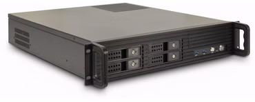 IPC 2U-2504 (schwarz, 2 Höheneinheiten)