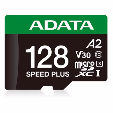 SPEED PLUS microSDXC 128 GB (UHS-I U3, Class 10, V30, A2)