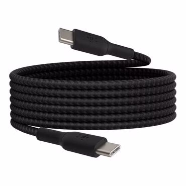 Belkin BOOST CHARGE geflocht.Kab USB-C/USB-C 2m sw. CAB004bt2MBK