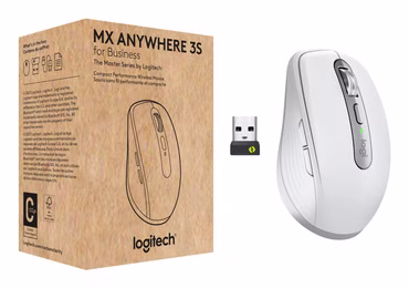 Logitech Wireless MX Anywhere 3S for Business Pale Grau Maus