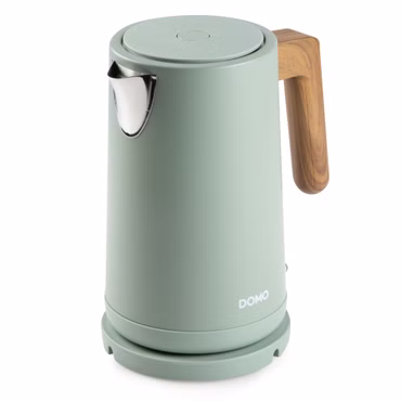 Domo DO 9282 WK Wasserkocher 1,7L 2200W matt grün Wood You