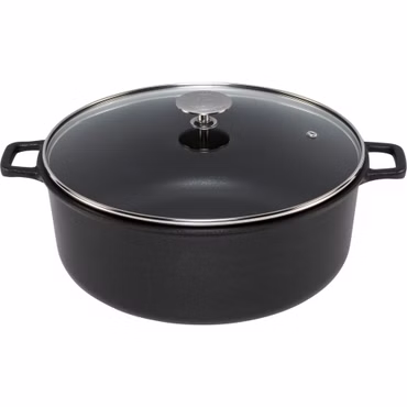 De Buyer Choc Extreme Bratentopf mit Glasdeckel 24cm induktion