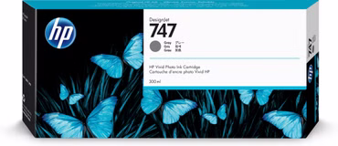 HP 747 - 300 ml - Grau - original - DesignJet - Tintenpatrone - für DesignJet Z9+ PostScript, Z9+dr, Z9+dr PostScript