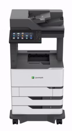 Lexmark MX822ade - Multifunktionsdrucker - s/w - Laser - 215.9 x 355.6 mm (Original) - A4/Legal (Medien) - bis zu 52 Seiten/Min. (Kopieren) - bis zu 52 Seiten/Min. (Drucken) - 1200 Blatt - 33.6 Kbps - USB 2.0, Gigabit LAN, USB 2.0-Host