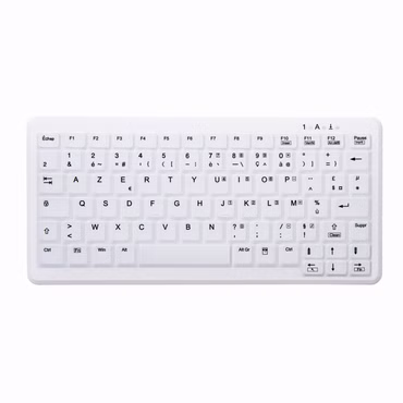 Wireless Keyb compact washable USB white