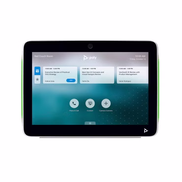 Poly TC10 No Radio - Touch Controller - Zoom Certified - weiß - TAA-konform