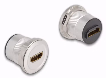 Delock HDMI Einbaubuchse 8K 60 Hz Aluminium