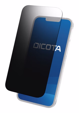DICOTA - Blickschutzfilter für Handy - 4-Wege, selbstklebend - Folie - 4-Wege - entfernbar - klebend - Schwarz - für Apple iPhone 16 Plus