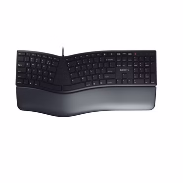 CHERRY KC 4500 ERGO - Tastatur - USB - QWERTY - Englisch - Schwarz
