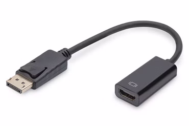 DIGITUS DisplayPortKabel DPort -> HDMI-A St/Bu 0.15m 1.1a