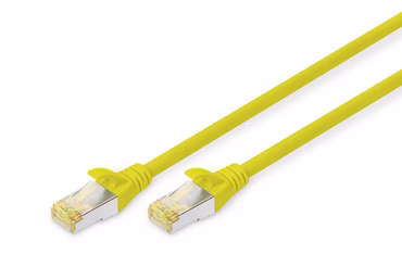 DIGITUS CAT 6A S/FTP Patchkabel, 2m, gelb