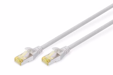 DIGITUS Patchkabel Cat6a S/FTP 2xRJ45 7.0m grau Hebelschutz Polybeutel
