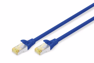 DIGITUS CAT 6A S/FTP Patchkabel, 10m, blau
