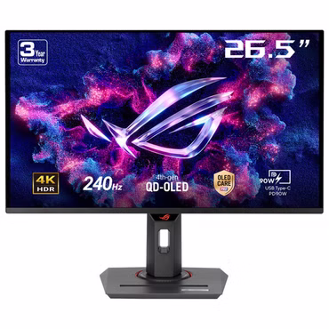 ROG Strix OLED XG27UCDMG (67.3 cm (26.5 Zoll), schwarz, UltraHD/4K, QD-OLED, KVM, USB-C, 240Hz Panel)