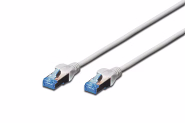 DIGITUS Patchkabel Cat5e SF/UTP Ste. RJ45 0,50m grau Polybeutel