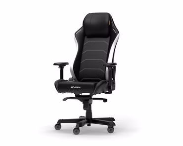 DXRacer MASTER XL Büro- & Gaming Stuhl Schwarz / Weiß EPU-Kunstleder