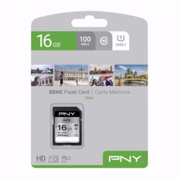CARD HC Card 16GB PNY Elite R100MB/s retail