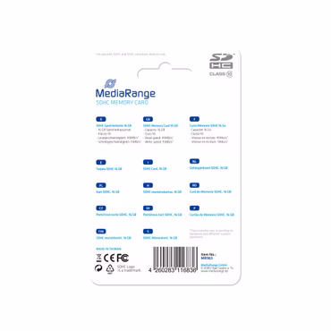 CARD MediaRange 16GB SDHC CL.10
