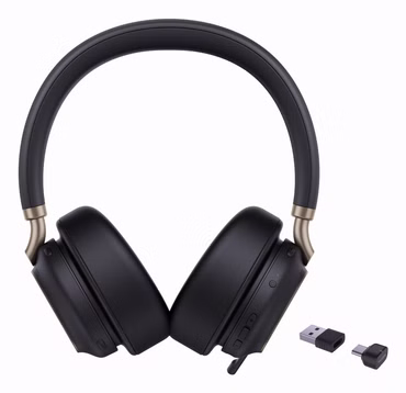 BH76 Plus Teams (schwarz, Over-Ear und On-Ear, Teams-zertifiziert, Bluetooth Dongle)