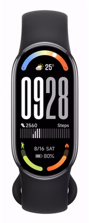 Smart Band 10 (schwarz, TPU Armband in Midnight Black)
