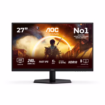 Q27G42ZE (68.6 cm (27 Zoll), schwarz (matt), QHD, Fast-IPS, Adaptive-Sync, HDR, 240Hz Panel)