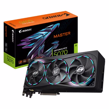 GeForce RTX 5070 AORUS Master (DLSS 4, 3x DisplayPort, 1x HDMI 2.1)