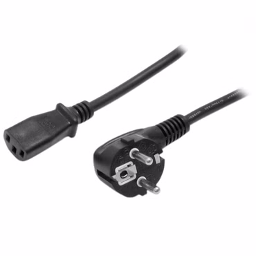StarTech.com 2 m Computer Stromkabel, 18AWG, EU Schuko auf C13, 10A 250V, Schwarz Ersatz AC Netzkabel, Drucker Stromkabel, PC Stromversorgungskabel, Monitor Stromkabel - UL gelistet (PXT101EUR) - Stromkabel - power IEC 60320 C13 zu power CE
