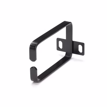 StarTech.com 1 HE Rack Kabelführung/ Kabelmanagement D-Ring - 5,7x10cm - Kabelmanagementring - Schwarz - 1U - für P/N: RACK-18U-20-WALL-OA, RACK-21U-20-WALL-OA, RACK-24U-20-WALL-OA, RK3236BKF, RKQMCAB12V2