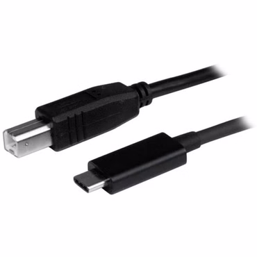 StarTech.com 1m USB 2.0 USB-C auf USB-B Kabel - USB Anschlusskabel - USB-Kabel - 24 pin USB-C (M) zu USB Typ B (M) - USB 2.0 - 1 m - Schwarz - für P/N: HB30A3A1CFB, HB30A3A1CSFS, HB30C3A1CFB, HB30C3A1CFS
