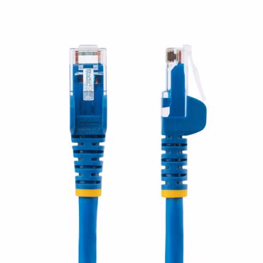 StarTech.com 7m Netzwerkkabel CAT6 - LSZH(weniger Rauch, Halogenfrei) - 10Gbit 650MHz 100W POE RJ45 U/UTP LAN-Patch Kabel - Blau, ETL Zertifizierung, 24AWG, Installationskabel (N6LPATCH7MBL) - Patch-Kabel - RJ-45 (M) zu RJ-45 (M) - 7 m - 6