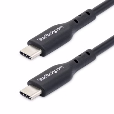 StarTech.com 3m USB-C Charging Cable, USB C Cable, 60W 3A PD - USB-Kabel - 24 pin USB-C (M) zu 24 pin USB-C (M) - USB 2.0 - 5 / 9 / 12 / 15 / 20 V - 3 A - 3 m - halogenfrei, passiv, USB Power Delivery (60W), unterstützt Power Delivery 2,0 -