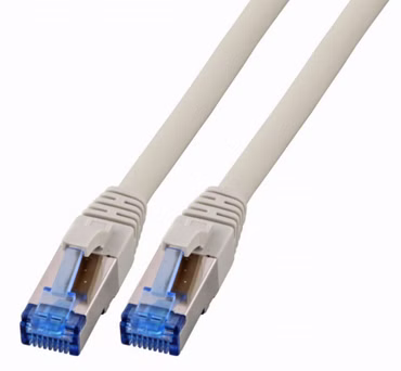 EFB RJ45 Patchkabel S/FTP,Cat.6A,Cat7 TPE superflex,15m,grau