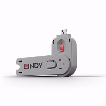 LINDY Schlüssel für USB Typ A Port Schloss pink