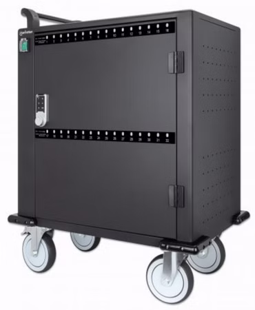 MANHATTAN 32-Port Ladeschrank 576W USB-C PD-Ports bis 18W (Speditionsversand)
