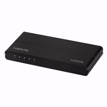 Logilink HDMI-Splitter 1x4-Port, 4K/60Hz, Downscaler, schw.