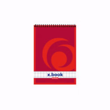 Herlitz Spiralnotizblock A7 50 Blatt kariert