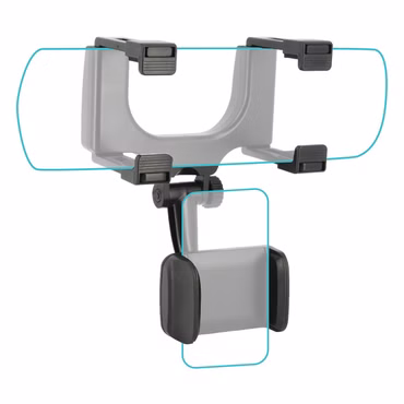Mobilis Universal Car Rear Mirror Mount for Smartphone