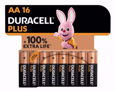 Duracell Batterie Plus - AA (MN1500/LR6) BOOST CP16 16St.