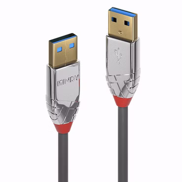 LINDY USB 3.0 Kabel Typ A/A Cromo Line M/M 1m
