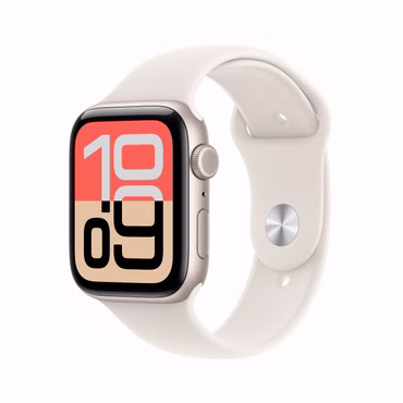 Apple Watch SE 3 Aluminium Cellular 44mm Polarstern (Sportarmband polarstern) S/M