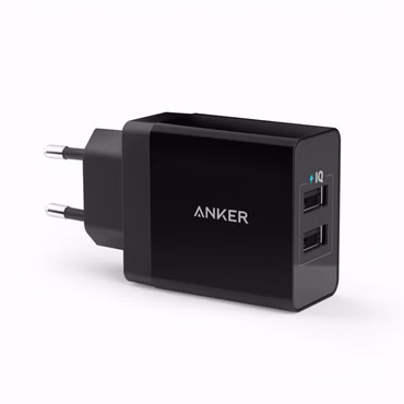 Anker 24W wall charger 2-Port EU A2021L11 Black