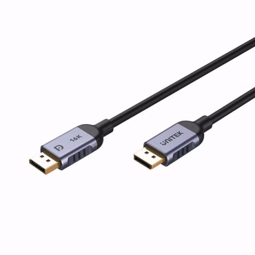 UNITEK C1628GY01-1M DisplayPort-Kabel Schwarz Grau