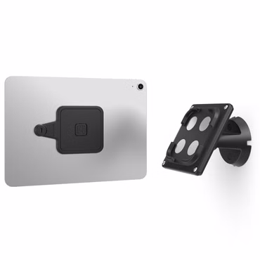 Compulocks Universal Tablet Magnetix Tilting Wall Mount - Befestigungskit (Magnetische Wandhalterung) - Querformat/Porträt - für Tablett - universal - verriegelbar - Schwarz - Bildschirmgröße: bis zu 33 cm (bis zu 13 Zoll)