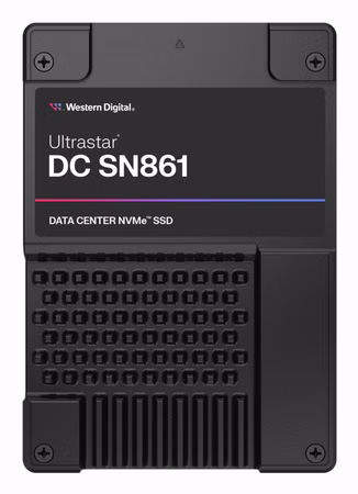 SanDisk SN861 - SSD - Datencenter - 3.2 TB - intern - 2.5" (6.4 cm) - U.2 PCIe 5.0 x4 (NVMe)