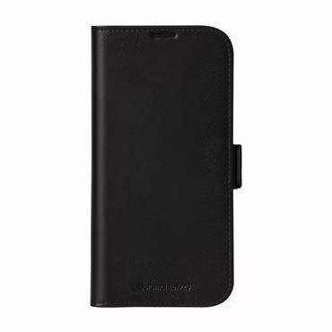 dbramante1928 Copenhagen - Flip-Hülle für Mobiltelefon - genarbtes Leder - Schwarz - für Apple iPhone 16 Pro Max