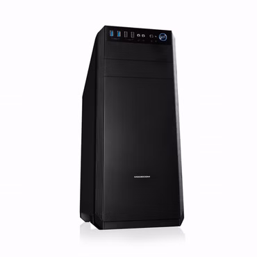 Computergehäuse Modecom Oberon Pro Midi-Tower Schwarz