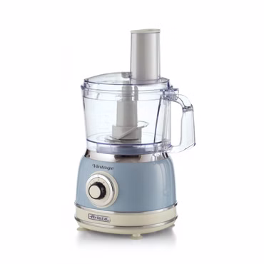 Vintage Blue Multifunktions-Küchenmaschine (hellblau/creme, 1.000 Watt, 1,2 Liter)