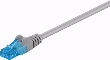 CAT 6A Patchkabel, U/UTP, grau Kupferleiter (CU), halogenfreier Kabelmantel (LSZH)